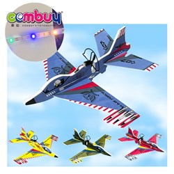 KB026103 KB026104 - Throwing foam gliders battery operated light plastic plane toy